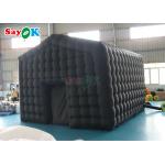 Black LED Music Bar Mobile Night Club Tent Commercial Inflatable Nightclub With Disco Light for sale