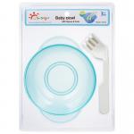 Safe ISO PP Polypropylene PVC Baby Feeding Bowls And Spoons for sale