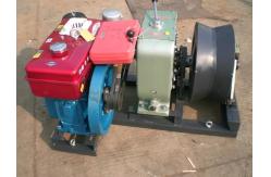 China Power Construction Diesel Powered Winch , Cable Pulling Engine Powered Winch supplier