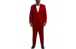 China Big Tall Men'S Stylish 2PCS Black Designer Tuxedo For Men supplier