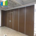 Movable Soundproof Folding Room Partitions Aluminum Frame + Board Structure for sale
