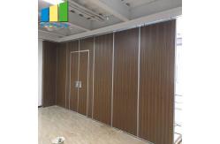 China Sound Proof Operable Folding Partition Walls For Meeting Room / Auditorium supplier