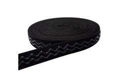 China 10mm-65mm Width Anti Slip Webbing Spandex Silicone Elastic Band supplier