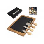 High End Professional Bamboo Cheese Board Set With Slate And Knife Sets for sale