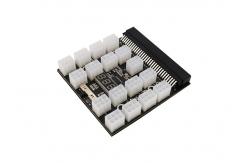 China ATX 17x 6Pin Power Supply Breakout Board 12V For Ethereum supplier