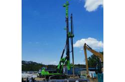China Construction Equipment Hydraulic Pile Driver Machine 230 KN Main Winch Pull Force supplier