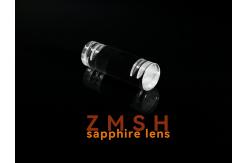 China Monocrystalline Al2O3 Sapphire Crylinder Rod Lens With Groove supplier