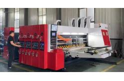 China Computerised Corrugated Carton Box Machine Big Paper Separating Pressing Slotting supplier