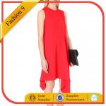 China Asymmetric swing drape dress for sale