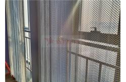 China Silver Aluminium Coil Metal Mesh Drapery 1.2x8x8mm As Window Screen Curtains supplier