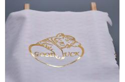China One Colour Custom Iron On Stickers , Garments Heat Transfer Labels supplier