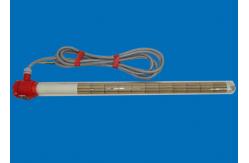 China 600V 500W Quartz Immersion Heater , Quartz Glass Tube Heater For Plating Tanks supplier
