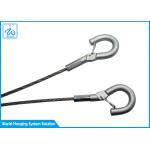 Practical Tool Lanyard Y Shape Wire Rope Hook By Sstainless Steel Wire Rope Loop for sale