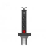 European Standard Office Pop Up Socket / Hidden USB Desktop Socket