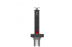 China European Standard Office Pop Up Socket / Hidden USB Desktop Socket supplier