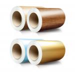 Wood Textured Aluminum Plastic Composite Board with Polyester Coating for sale