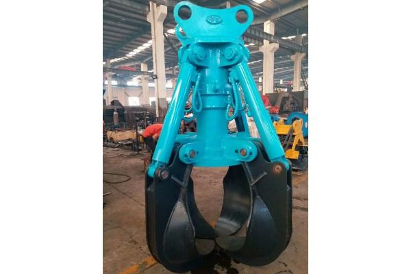 Abrasion Resistant Grapple Attachment For Excavator Light Weight Backhoe Log Grapple