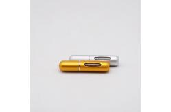 China Aluminum Shell Bottom Filling Perfume Tester Bottle 5ml Atomiser supplier