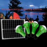 25W 11V 5200mah 435lum Portable Solar Camping Light With Solar Panel for sale