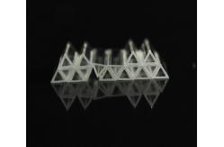 China Single Bore Triangular Quartz Microtube Customized Length supplier