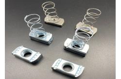 China Custom Size Electrical Galvanized m6 m8 m10 m12 Unistrut Spring Nuts supplier