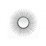 Sunburst Dotted Metal Wall Art Mirror for sale