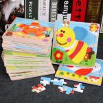 Plain Animal Custom Cardboard Jigsaw Puzzles  Die Cut Paper Kids Educational for sale