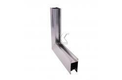 China Anodized Silver Aluminum Extrusion Profiles 6063 T5 For Sliding Window supplier