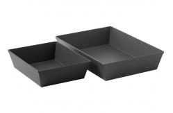 China Aluminium Pizza Pan Silver Dishwasher Safe For Baking supplier