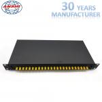 ST Simplex And Pigtail Rack Mount Fiber Optic Patch Panel 24 Ports Fixed Type for sale