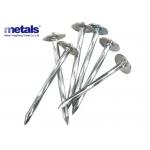 Galvanized Steel Roofing Nails With Umbrella Head For Attaching Roofing Materials for sale