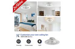 China 6 Speeds Adjustable Ceiling Fan Hidden Blades Remote Control LED Light Source 1stshine supplier