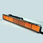 NG LPG Infrared Ceramic Gas Burner HD262 Industrial Gas Oven Burner for sale