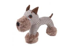 China Rubber Plush Puppies Dog Toys Safe For Aggressive Chewers supplier