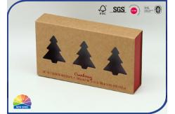 China Drawer Sliding Printed 350gsm Kraft Paper Box Matte Lamination supplier
