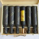 Recycled Thin 17gsm Logo Printed Tissue Paper black wine wrapping for sale