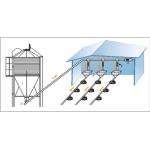Big Hopper Poultry Farm Equipment PP Odm Hanging Chicken Feeder