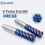 35 Degree Helix Angle 6 Flutes CNC Lathe Milling Cutters For Semiconductor Industry for sale