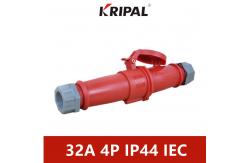 China IP44 32 Amp IEC Industrial plugs and connectors 3P 4P 5P waterproof supplier