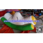 Blue Funny inflatable Seesaw , Kids Inflatable Water Park 2m - 3m length for sale