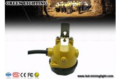 China 6.8Ah Rechargeable Li - Ion Battery Miners Helmet Lamp With 15000Lux Brightness supplier