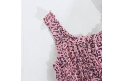 China OEM European And American Women'S Clothing Polyester Square Neck Folds Slim Vest supplier
