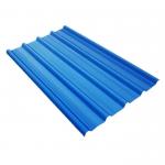 Blue DC02 Galvanized Corrugated Roofing Sheets 180g Galvanized Roof Panels for sale