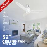 Product Weight（kg） 6.9 Ceiling Fan with Remote Control and Dimmable LED Light 1stshine for sale