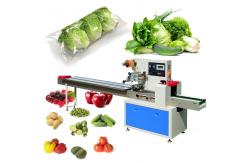 China Horizontal Flow Packing Machine Assembly Line Packaging Vegetables Fruit Bread supplier