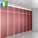 Movable Wood Folding Partition Walls For Conference Room Decoration for sale