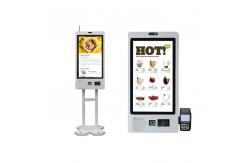 China Hdmi Mcdonalds Restaurant Ordering Kiosk Self Service 32 Inch Screen supplier