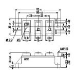 IGBT Power Module 2MBI50N-120 IGBT(1200V 50A)  FUJITSU IGBT Power Module for sale