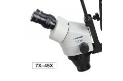 China Universal Spring Bracket Jewelers Bench Microscope Super Clear supplier