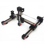 Customized stroke 50-4000mm xyz 3-axis CNC gantry robot linear module
